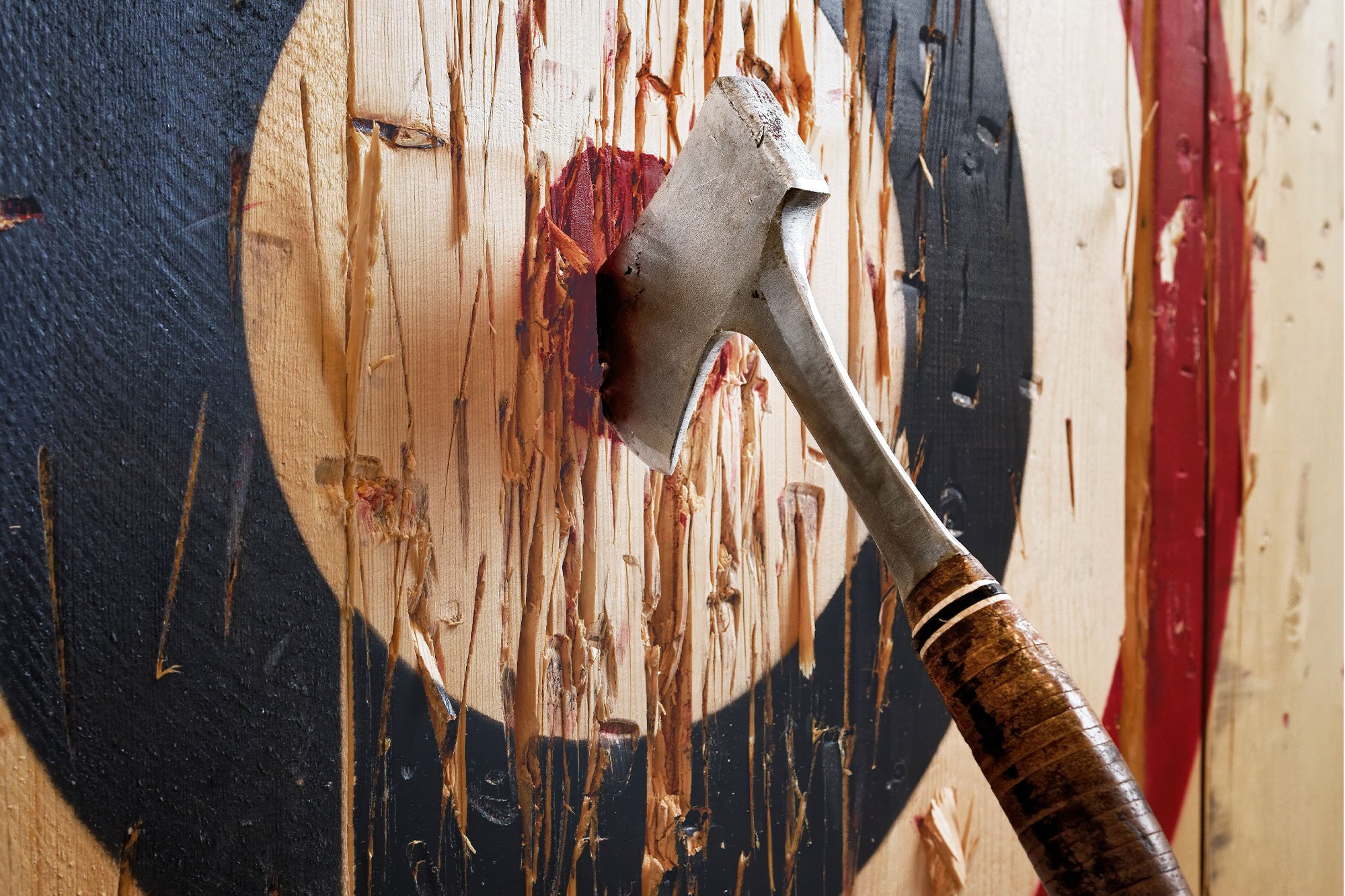 Portland Axe Throwing winter indoor date activity competition