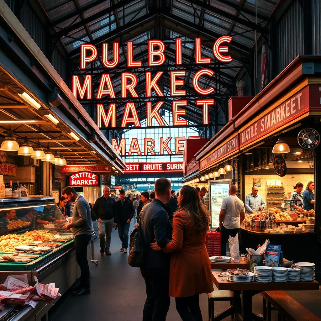 Couples dining and enjoying coffee culture in Seattle - romantic restaurants and local cuisine perfect for date nights