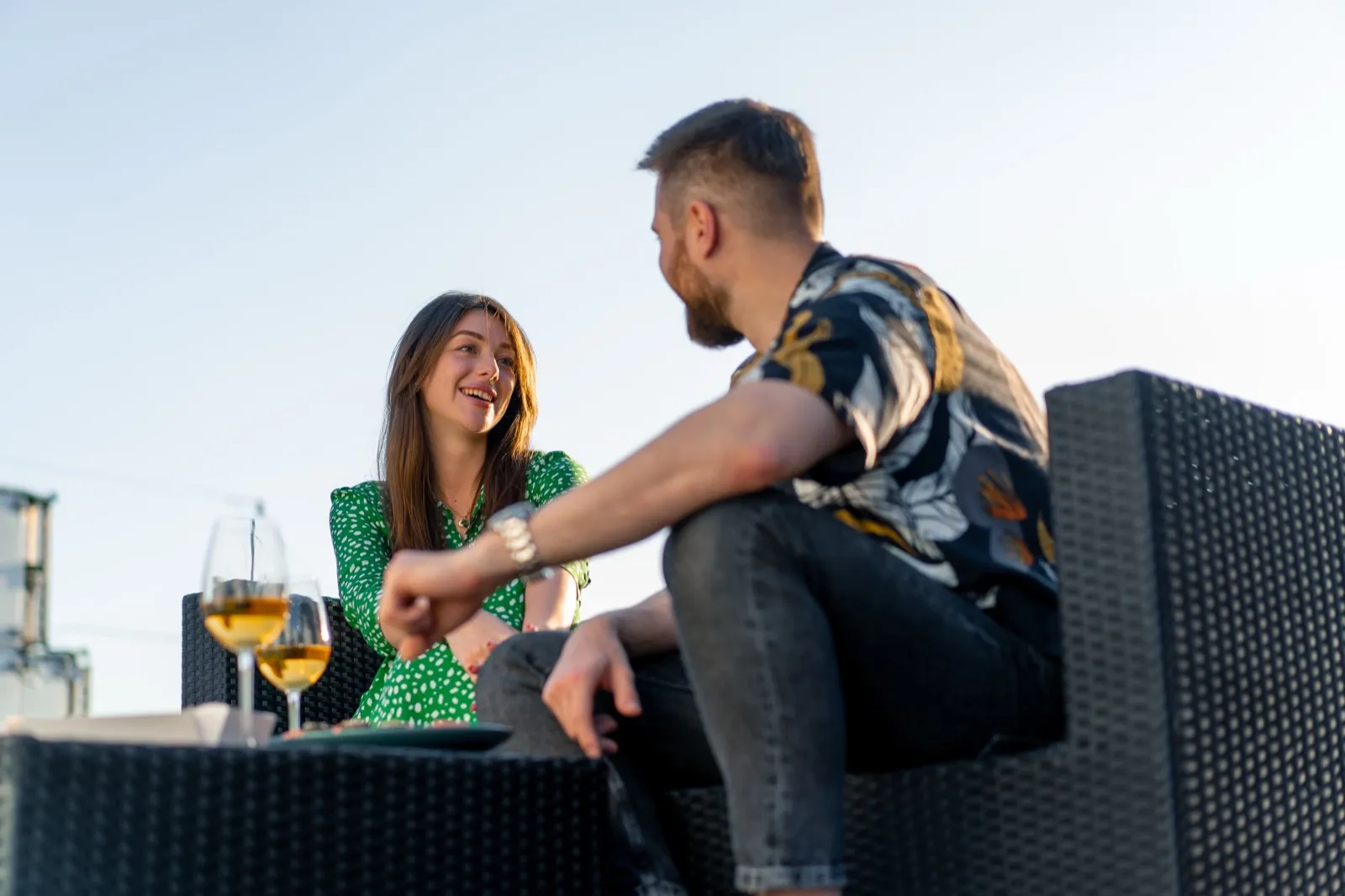 Mister A's rooftop fine dining San Diego skyline views date