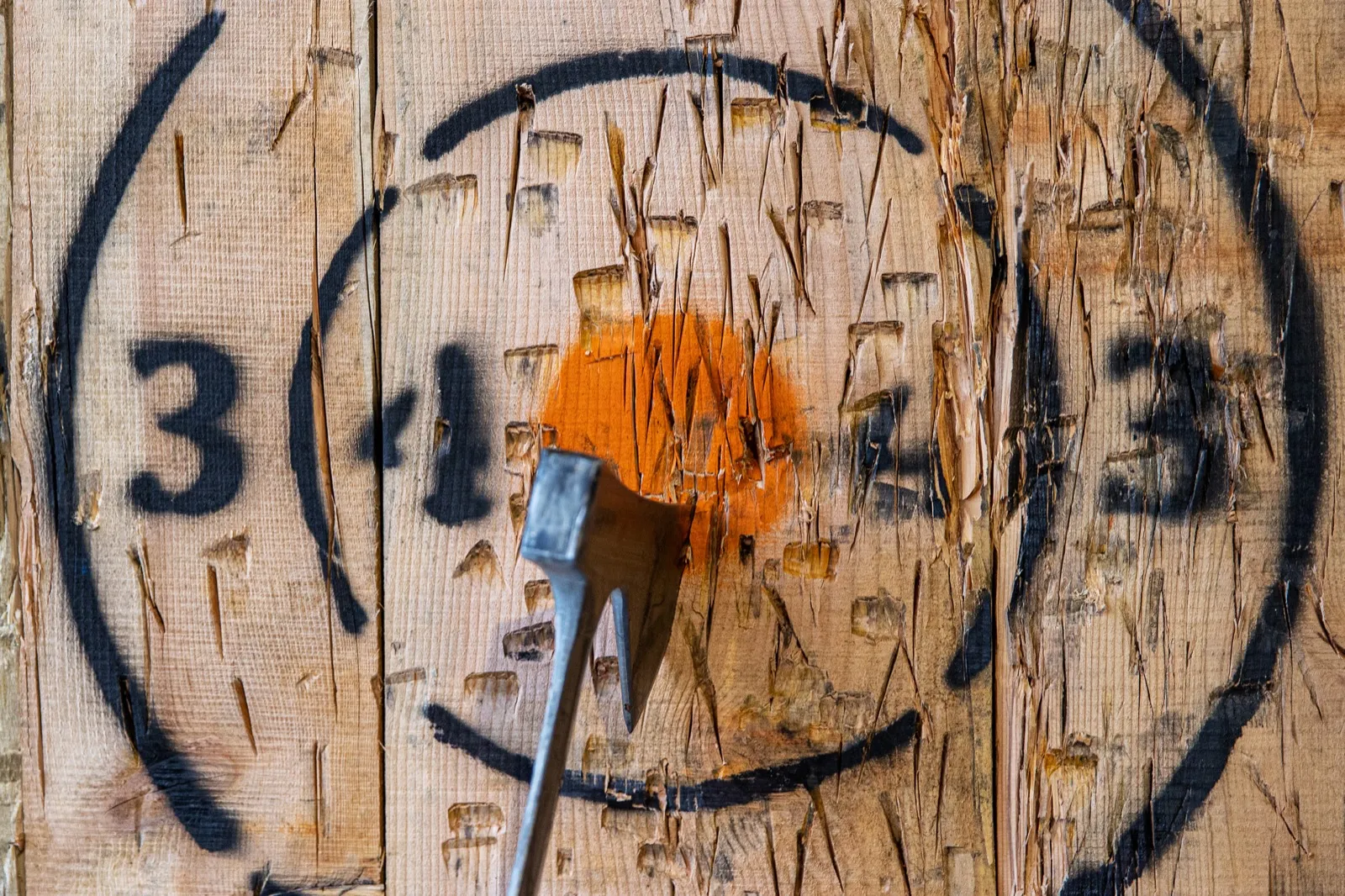Axe throwing date - adventurous alphabet dating idea letter A for couples seeking exciting experiences