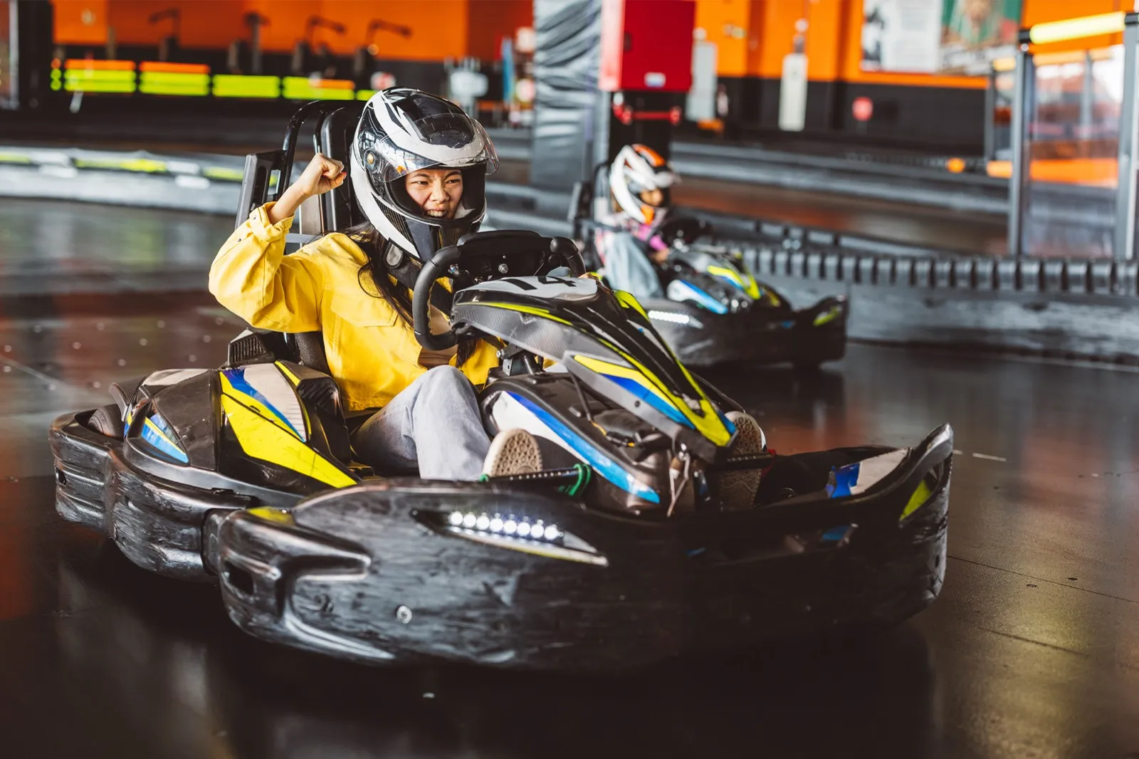 K1 Speed indoor go-kart racing track Seattle Washington adventure date