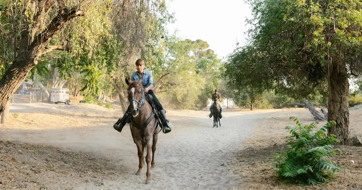 Sunset Ranch horseback riding Hollywood Hills Griffith Park date