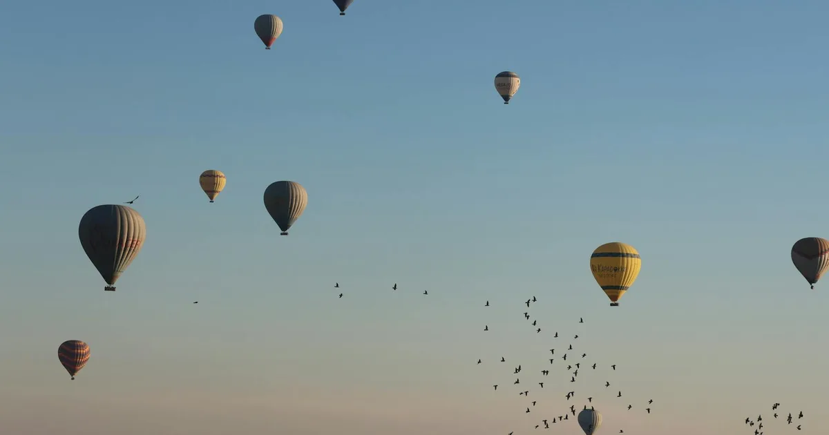 Sky view from above - aerial anniversary surprise ideas like skywriting and banner planes