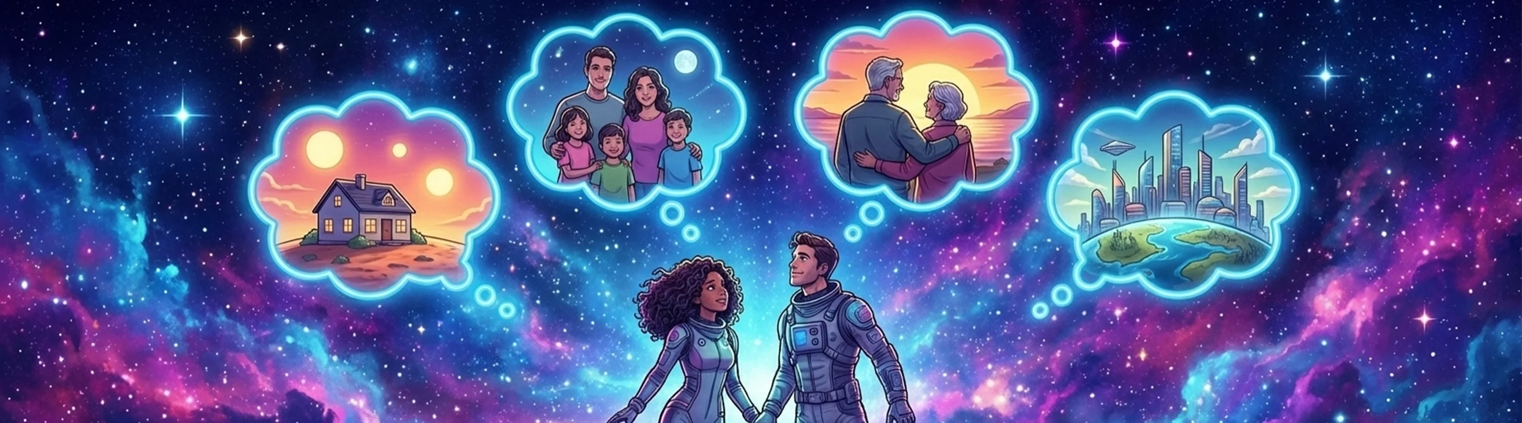Couple sharing deep questions about life, values, and their future together