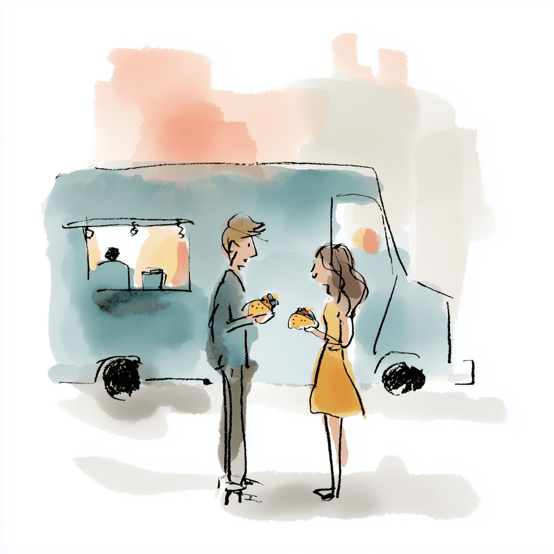 Intimate coffee date atmosphere