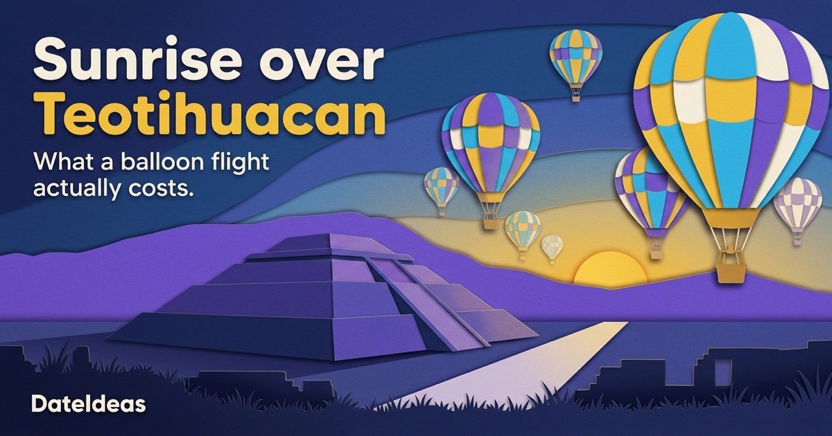 A Sunrise Hot Air Balloon Over the Teotihuacan Pyramids: What to Actually Expect - Local date spots and romantic venues guide